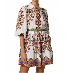 knee length dresses for ladies Cleobella Vanessa Mini Dress | La Vie Print